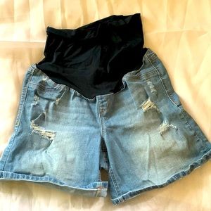 Maternity Jean Shorts